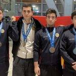 Մեկական ոսկե, արծաթե և բրոնզե մեդալներ՝ հրաձգության Եվրոպայի Մ16 և Մ18 տարեկանների Եվրոպայի առաջնությունում