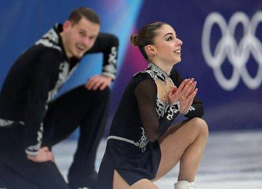 Գեղասահորդներ Կարինա Ակոպովան ու Նիկիտա Ռախմանինը Միլանի օլիմպիական խաղերում