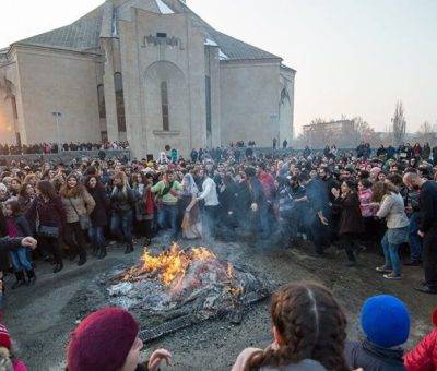Տեառնընդառաջի խարույկ