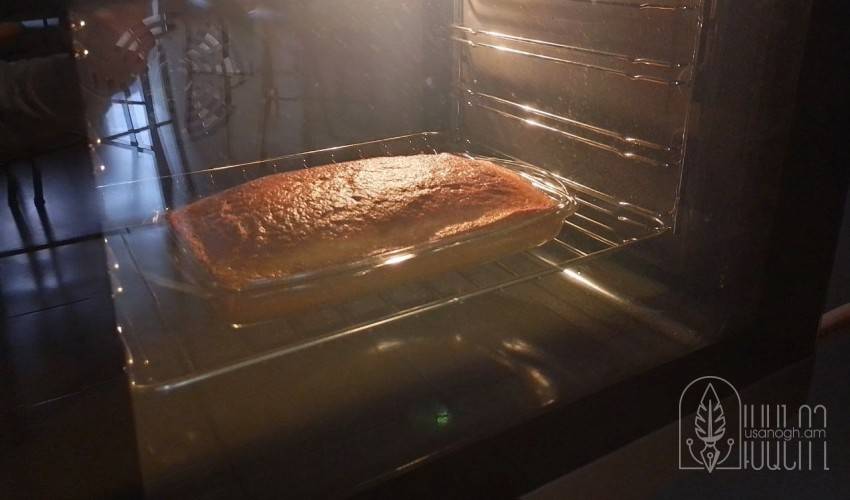 Թխվածքը գազօջախում