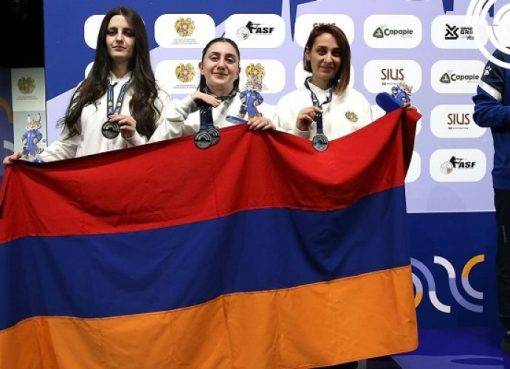 Գոհար Հարությունյանը, Էլմիրա Կարապետյանը, Լիլիթ Մկրտչյանը Հրպաձգության Եվրոպայի առաջնությունում (Երեւան, մարտի 1-4)