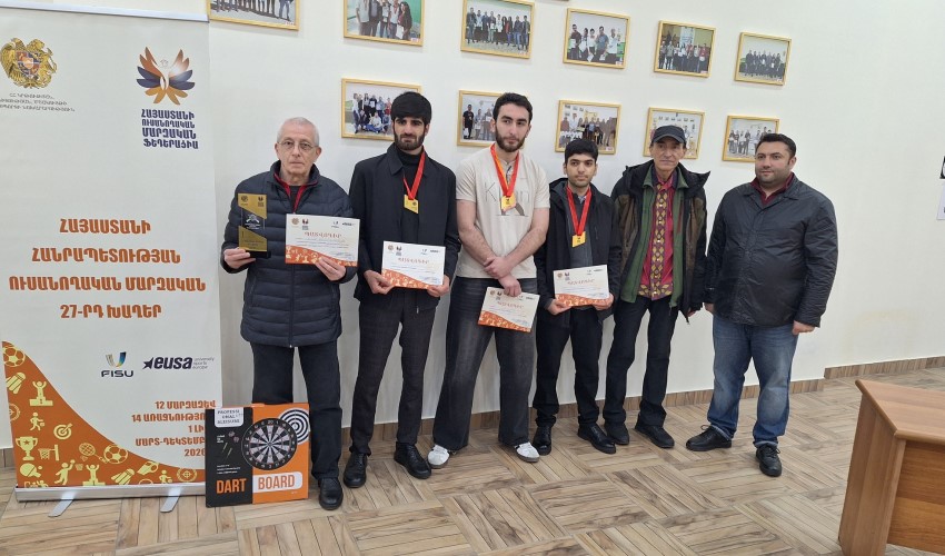 ԵՊՀ հրաձգության թիմը՝ ՀՀ ուսանողական մարզական խաղերի հաղթող