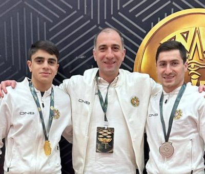 Համլետ Մանուկյանը՝ ոսկե, Արթուր Ավետիսյանը՝ արծաթե մեդալակիր