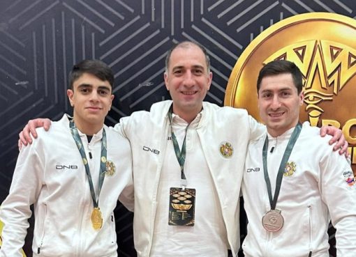 Համլետ Մանուկյանը՝ ոսկե, Արթուր Ավետիսյանը՝ արծաթե մեդալակիր