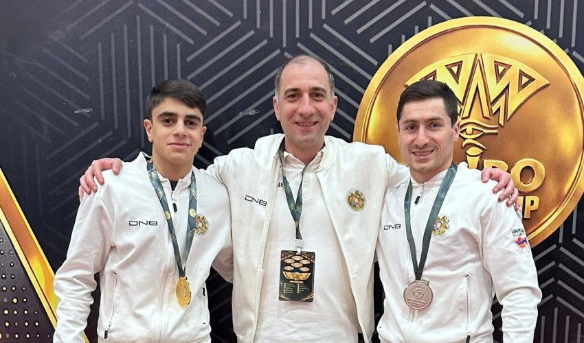 Համլետ Մանուկյանը՝ ոսկե, Արթուր Ավետիսյանը՝ արծաթե մեդալակիր