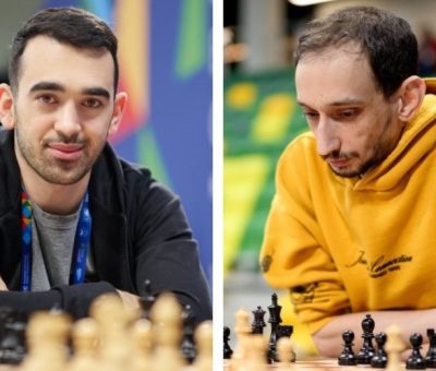 Շախմատիստներ Հայկ Մարտիրոսյանն ու Ռոբերտ Հովհաննիսյանը