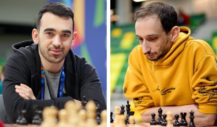 Շախմատիստներ Հայկ Մարտիրոսյանն ու Ռոբերտ Հովհաննիսյանը