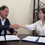 ԵԹԿՊԻ-ի ռեկտոր Սառա Նալբանդյանը և «CinéFabrique»-ի գլխավոր տնօրեն Կլոդ Մուրիերասը