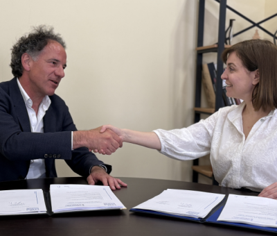 ԵԹԿՊԻ-ի ռեկտոր Սառա Նալբանդյանը և «CinéFabrique»-ի գլխավոր տնօրեն Կլոդ Մուրիերասը