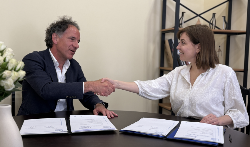 ԵԹԿՊԻ-ի ռեկտոր Սառա Նալբանդյանը և «CinéFabrique»-ի գլխավոր տնօրեն Կլոդ Մուրիերասը