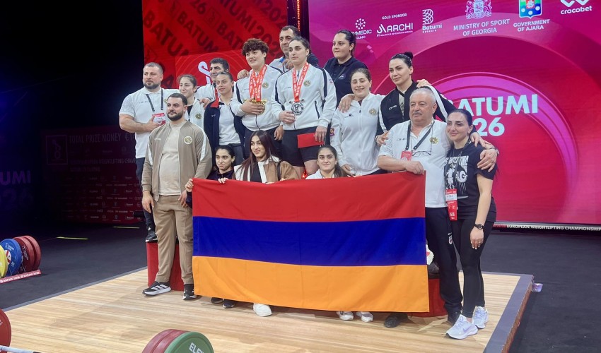 19-ամյա Էմմա Պողոսյանը՝ ծանրամարտի Եվրոպայի չեմպիոն