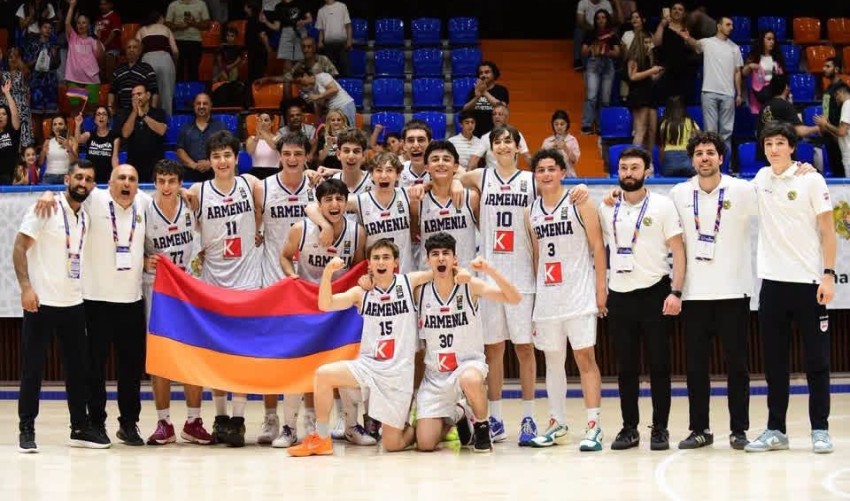 Հայաստանի բասկետբոլի մինչև 16 տարեկանների հավաքականը