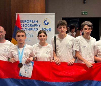 «Քվանտ» վարժարանի աշակերտը բրոնզե մեդալ է նվաճել Եվրոպայի աշխարհագրության միջազգային օլիմպիադայում