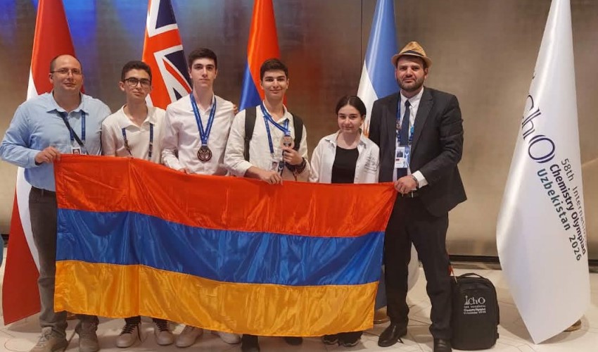 Բրոնզե մեդալներ քիմիայի միջազգային 58-րդ օլիմպիադայից