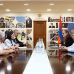 Ժաննա Անդրեասյանն ընդունել է Եվրոպական բարձրագույն կրթության որակի ապահովման ասոցիացիայի (ENQA) նախագահ Դանիելա Քրիստինա Գիցուլիկային