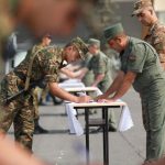 ՊՆ Վազգեն Սարգսյանի անվան ռազմական ակադեմիայում տեղի է ունեցել կուրսանտների երդման հանդիսավոր արարողությունը