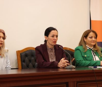 Ժաննա Անդրեասյանը ՀՊՄՀ-ում ներկայացրել է համալսարանի ռեկտորի նորանշանակ ժամանակավոր պաշտոնակատար Արաքսիա Սվաջյանին